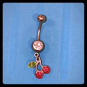 Cherry Belly Ring 🍒